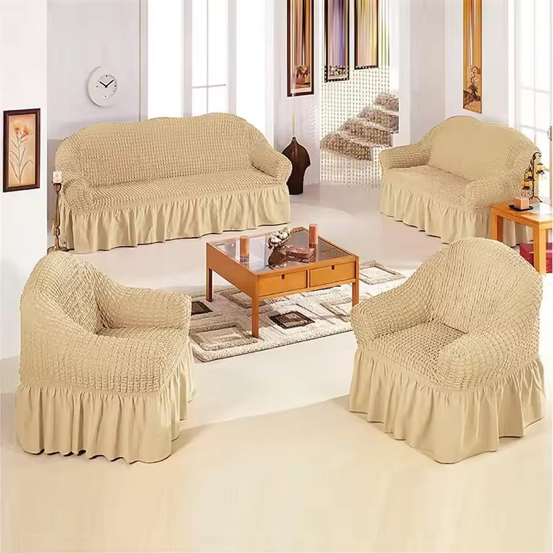 Housse de canapé facile à installer, universelle, haute élasticité, durable, protection de meubles, +6 housses de coussins