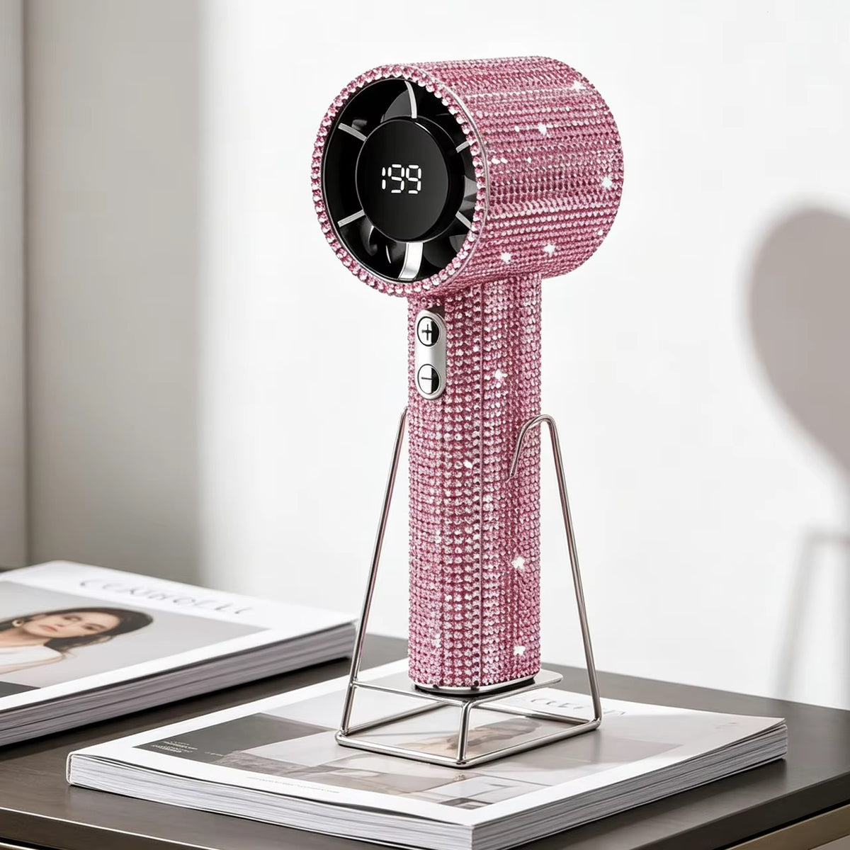 💎 Mini Ventilateur Portable de Luxe avec Affichage Numérique