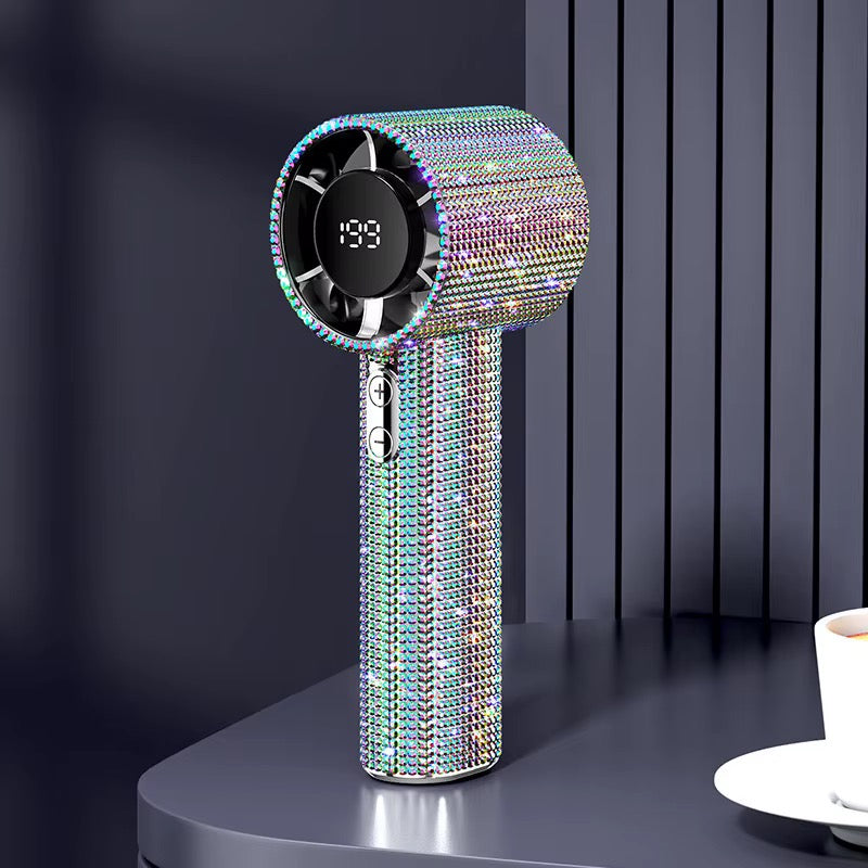💎 Mini Ventilateur Portable de Luxe avec Affichage Numérique