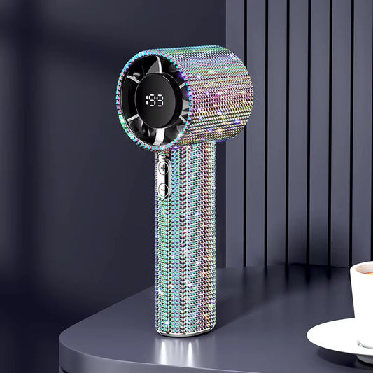 💎 Mini Ventilateur Portable de Luxe avec Affichage Numérique