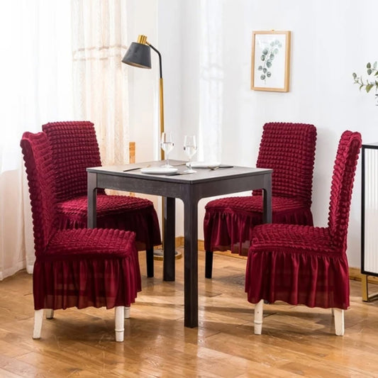 Housses de Chaises Universelles – Confort, Design et Longue Durée [ 6 pieces ]